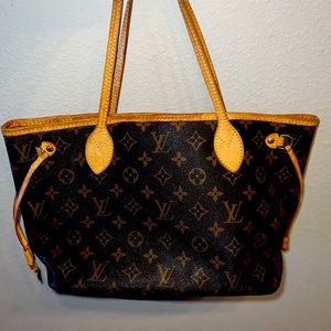 Louis Vuitton Vintage mini tote shoulder bad with crossbody strap - RARE